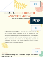 GOAL 3 - Good Health and Well-Being