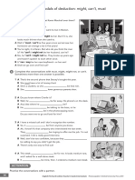 English Grammar - Modals of Deduction: Might, Can't and Must