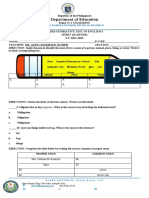 Third Summative Test in English 1Q S.Y 2022-2023