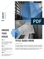 Architecture Newsletter Template