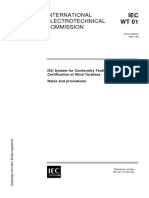 IEC WT01 System For Conformity Testing Wind Turbines