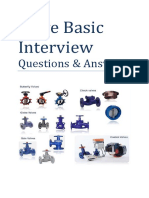 Valve Basic Interview Questions & Answers