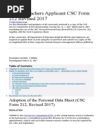 CS Form No. 212 Attachment - Revised Guide To Filling Up The Personal ...