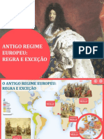 O Antigo Regime Europeu: Arte, Ciência e Poder Absoluto