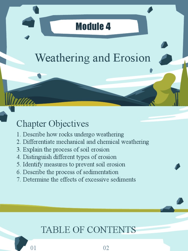 Chapter 4 Geologic Processes On Earths Surface Pdf Weathering Erosion