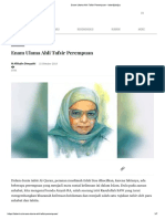 Enam Ulama Ahli Tafsir Perempuan - Islami (Dot) Co