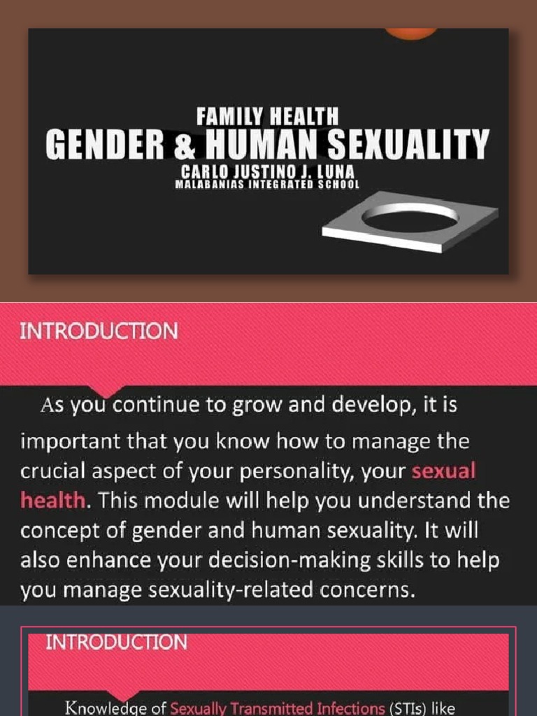 MAPEH 8 1st Quarter FAMILY HEALTH Lesson 1 Gender and Human Sexuality | PDF