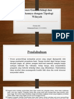 Proses Geomorfologi Dan Kaitannya Dengan Tipologi Wilayah