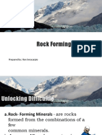 Rock-Forming Minerals: Properties and Identification