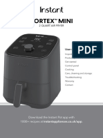 Instant Vortex Mini 2 Quart Air Fryer Users Manual EN