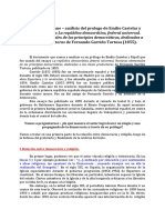 SARAGNET Auriane - Analisis Del Prologo de Emilio Castelar y Ripoll