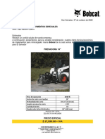 Oferta Fresadora BOBCAT 14 PLG PAVESA