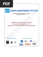 Kalpa Technical Catalog Pages 1-50