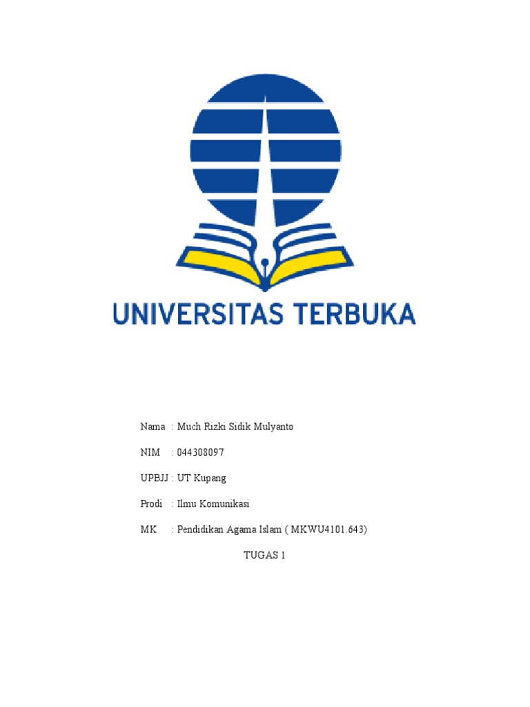 Tugas 1 Pendidikan Agama Islam Pdf