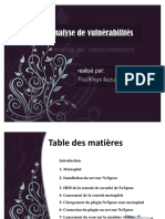 82117976 Analyse de Vulnerabilites