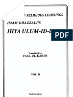 Imam al-Ghazzali - Ihya'ul ulum al-din - volume 2