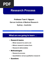 Lecture 01. the Research Process