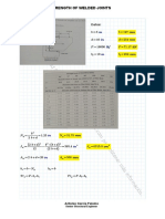 Strength of Welded Joints Roarks