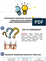 Materi Pentingnya Demokrasi