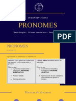 Pronomes: classificação e funções