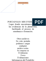 Portafolio Evidencias