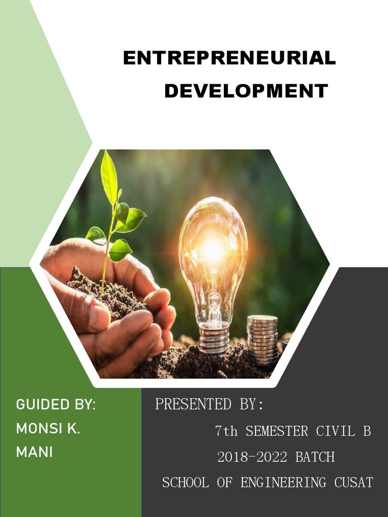 Ed Full 1 | PDF | Entrepreneurship | Economic Growth