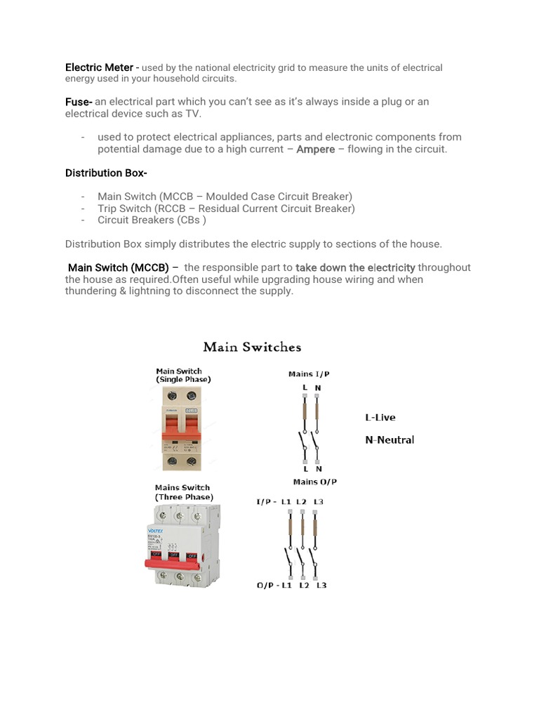 Electrical Components PDF Ac Power Plugs And Sockets Fuse