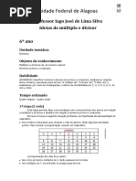 Plano de Aula Professor Iago José de Lima Silva