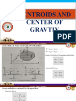 Centroids and Center of Gravity