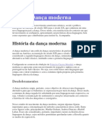 Dança Moderna Artes