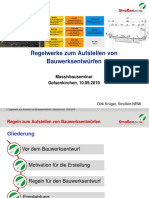 Regelwerke Zum Aufstellen Von Bauwerksentwürfen: Massivbauseminar Gelsenkirchen, 10.09.2019