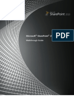 SharePoint 2010 Walkthrough Guide
