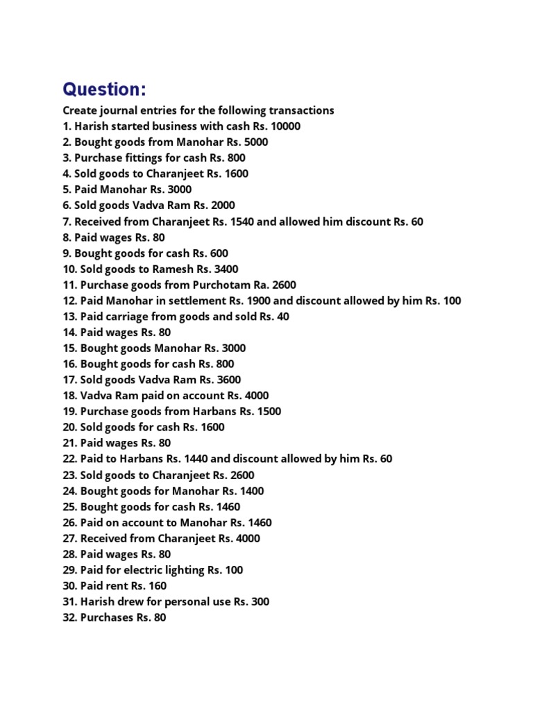 HW | PDF | Debits And Credits | Balance Sheet