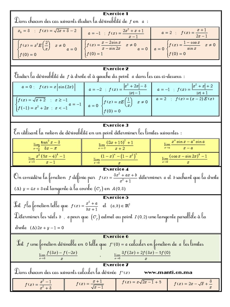 Derivée | PDF