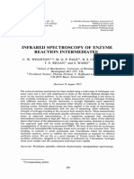 Infrared Enzyme: Spectroscopy of Reaction Intermediates