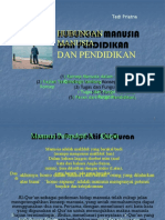 Hubungan Manusia Dengan Pendidikan