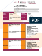 Carta Descriptiva LH Proyectos de Inversión.