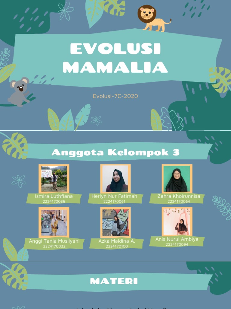 Evolusi dan Sejarah Mamalia | PDF
