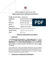 Acta de Sentencia Sin Reo Contumaz - Daniel