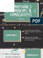 Homophones