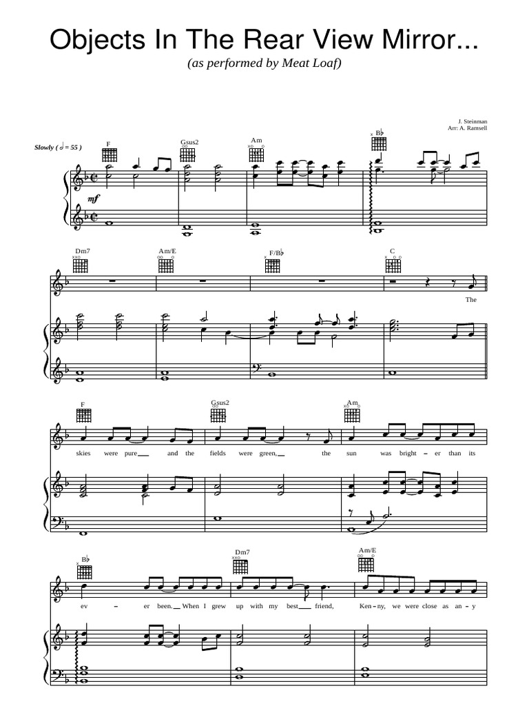 Objects in The Rearview Mirror PDF