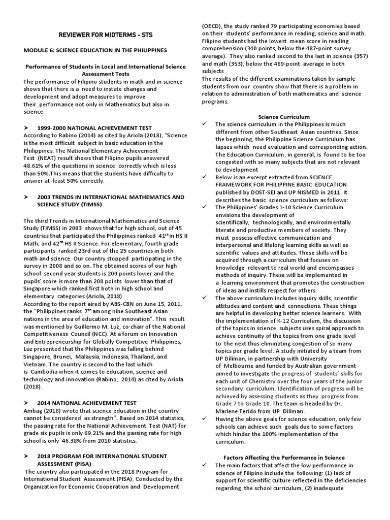 Reviewer For Midterms | PDF