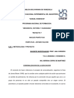 Ensayo Cientifico - Comunalizacion de La Educacion