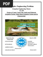 Complex Engineering Problem Irrigation Theory