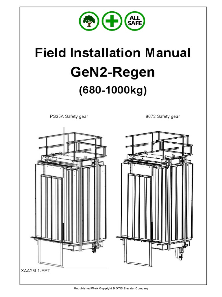 Gen2 Regen 680 1000kg Scaffold Less Fim En Pdf Elevator Door