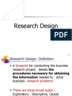 Research Design: Secondary Data Sources