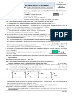 Física e Química - Leis de Newton e Movimento Retilíneo Uniforme