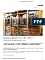 Formas de Compartimentação em Painéis - Brazil