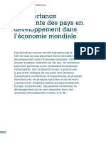 B. Importance Croissante Des Pays en Développement Dans L'économie Mondiale