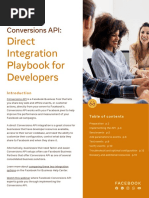 Conversions API Direct Integration Playbook English